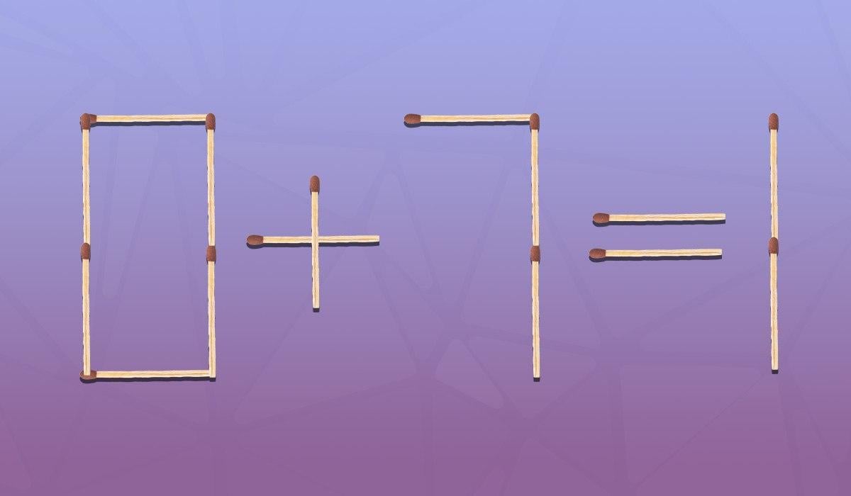 Sinun on siirrettävä yksi ottelu, jotta tasa-arvo on oikea: nopea älykkyystesti