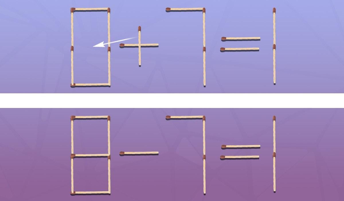 Sinun on siirrettävä yksi ottelu, jotta tasa-arvo on oikea: nopea älykkyystesti