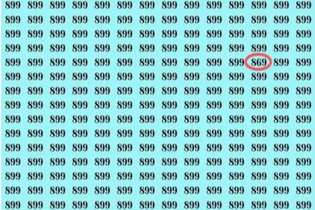 Yksi numero eroaa muista