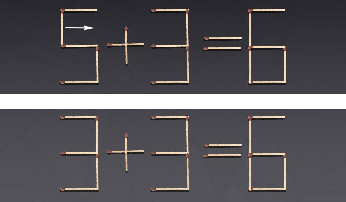 Erittäin vaikea pulma: sinun tarvitsee siirtää vain yksi tuli