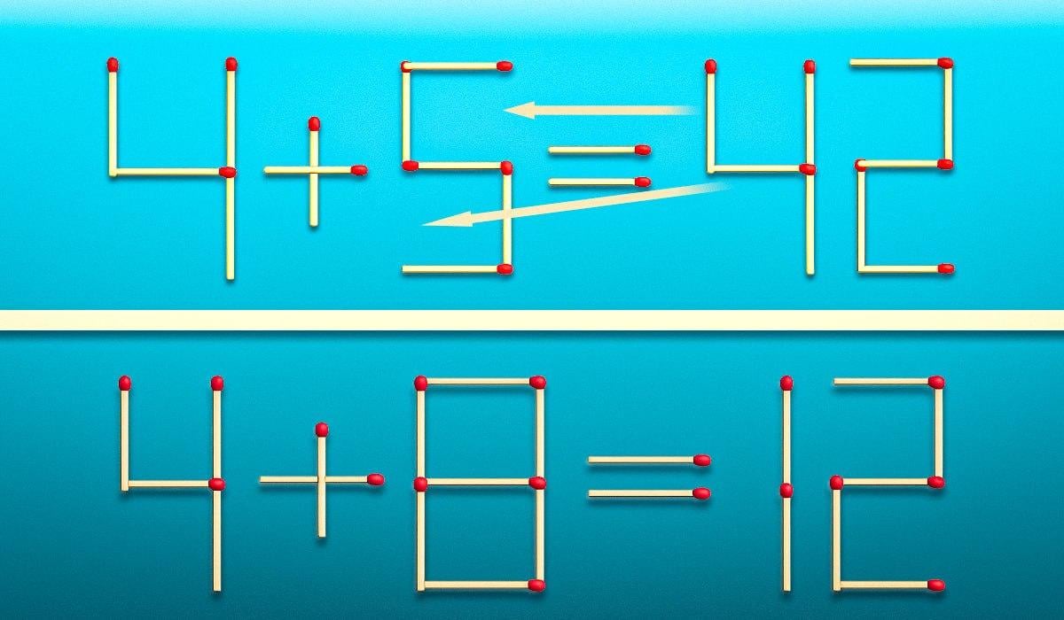 Sinun täytyy vetää 2 ottel ja tasa-arvo tulee oikeaksi: nopea älykkyystesti