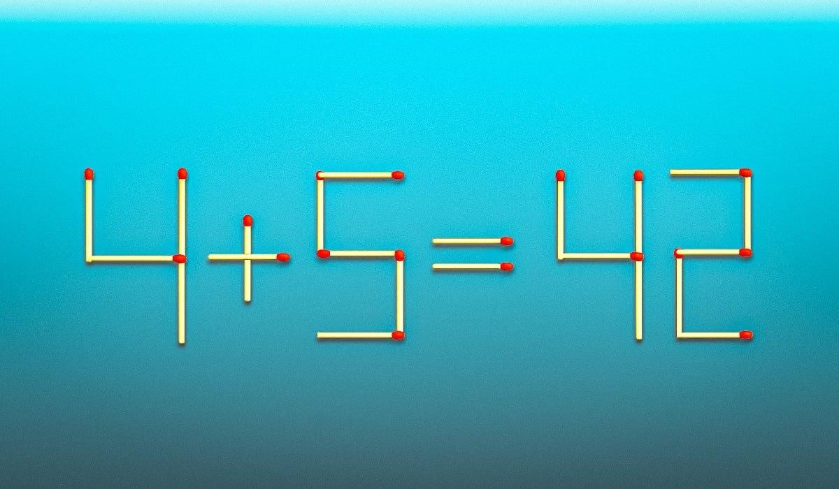 Sinun täytyy vetää 2 ottel ja tasa-arvo tulee oikeaksi: nopea älykkyystesti