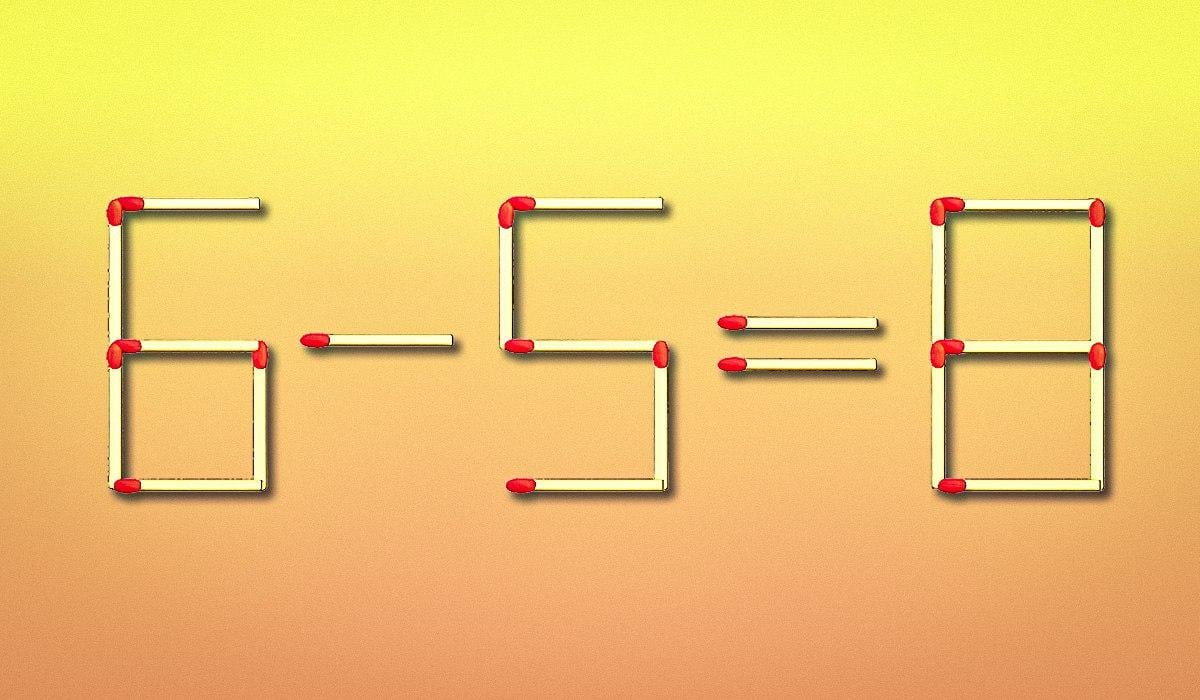 10 sekunnissa sinun täytyy siirtää vain yksi ottelu: älykkyystesti
