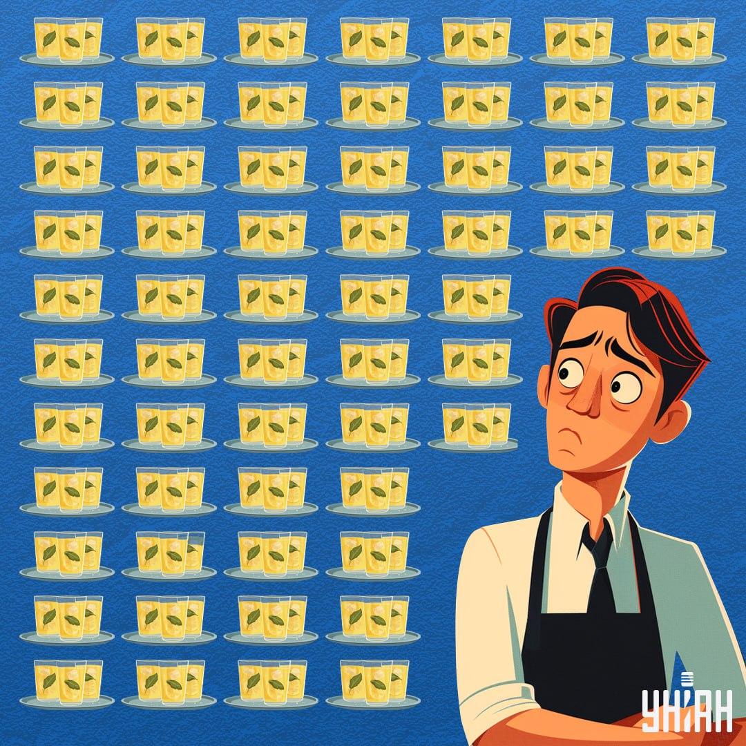 Etsi lasi, joka sisältää vähemmän limonadia kuin muut astiat / Moje-kollaasi