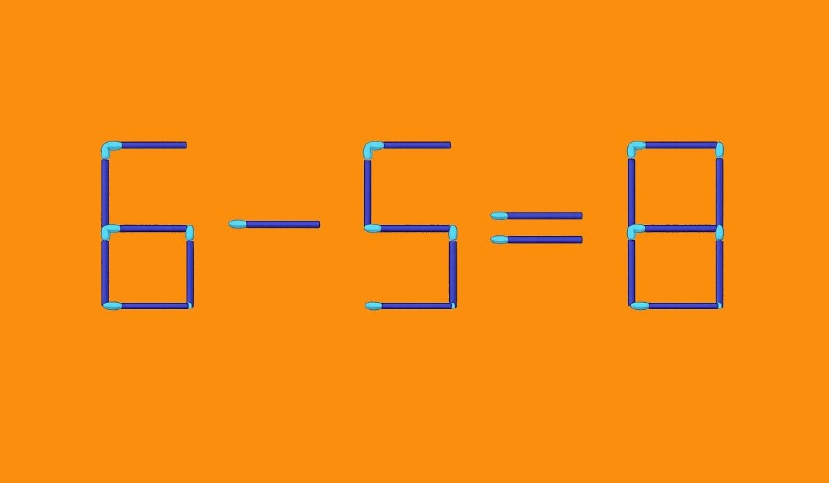 Nopea älykkyystesti: sinun tarvitsee siirtää vain yksi tulitikku