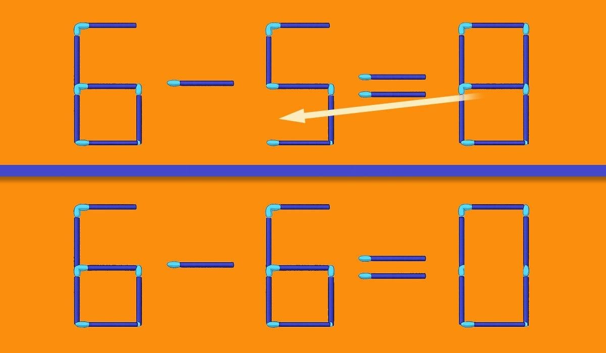 Nopea älykkyystesti: sinun tarvitsee siirtää vain yksi tulitikku