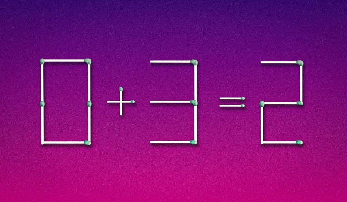 Sinun täytyy vetää yksi ottelu, ja tasa-arvo tulee todeksi: nerojen palapeli