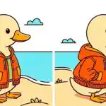 ÄO-testi: löydä 3 eroa takissa olevan ankan kuvasta 36 sekunnissa