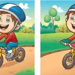 ÄO-testi: löydä 4 eroa pyörällä olevan pojan kuvasta 12 sekunnissa ÄO-testi: löydä 4 eroa pyörällä olevan pojan kuvasta 12 sekunnissa