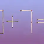 Sinun on siirrettävä yksi ottelu, jotta tasa-arvo on oikea: nopea